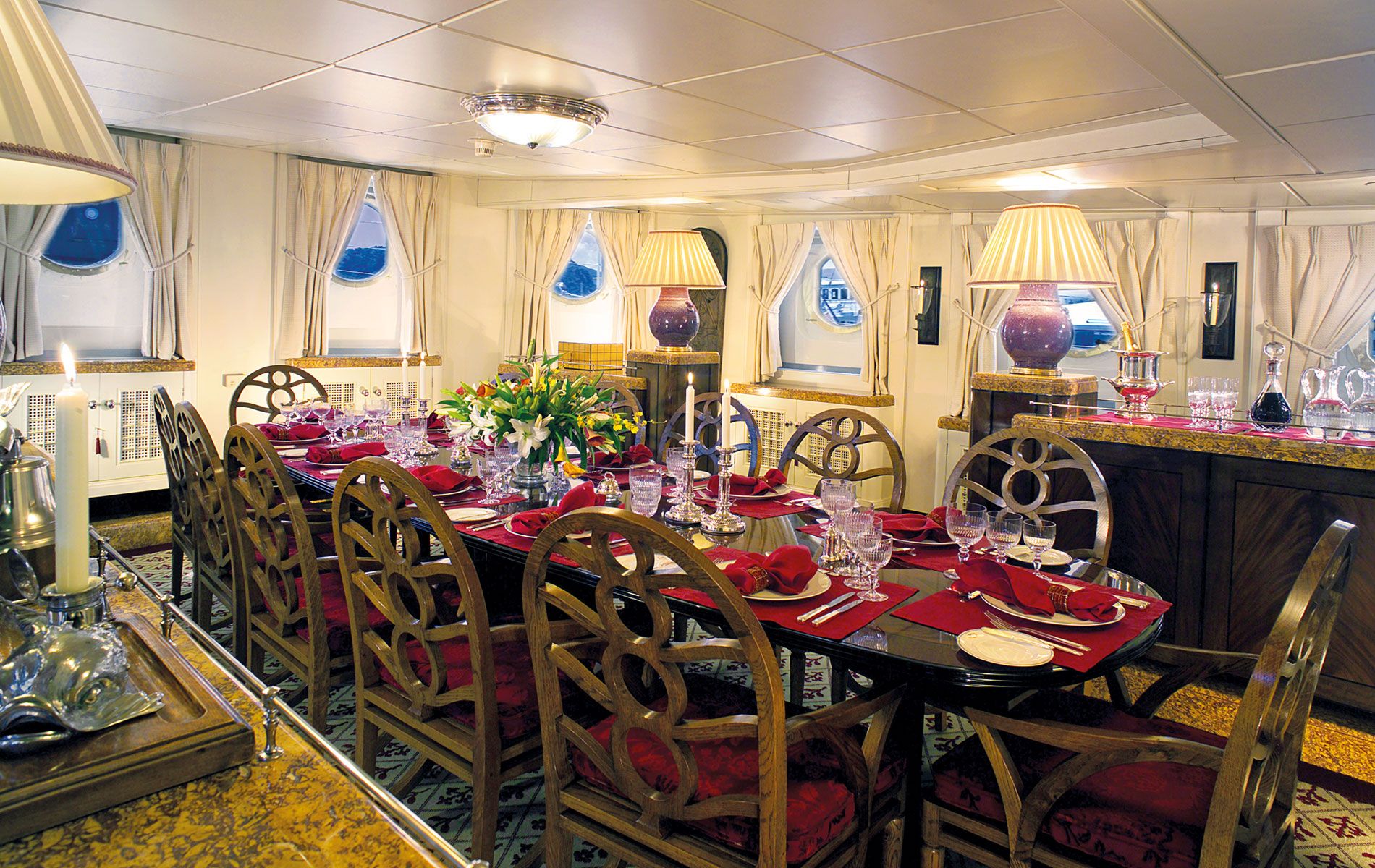 talitha yacht interior